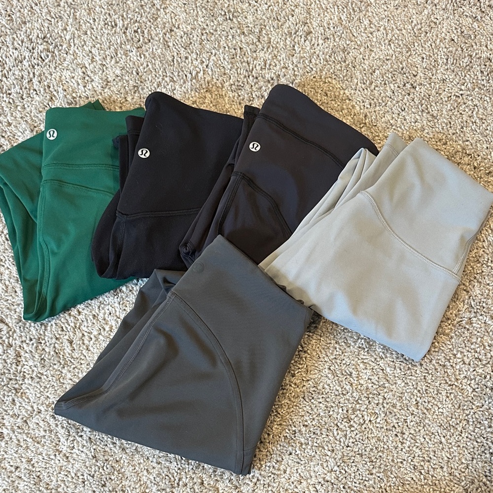 Lululemon bundle leggings - no flaws! Like new! sz 4